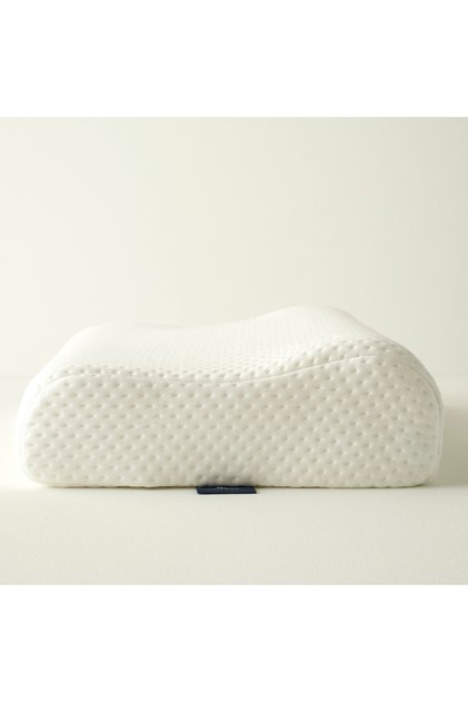 Orthopedic Visco Pillow with Neck Support White (55X35X12X10 cm)