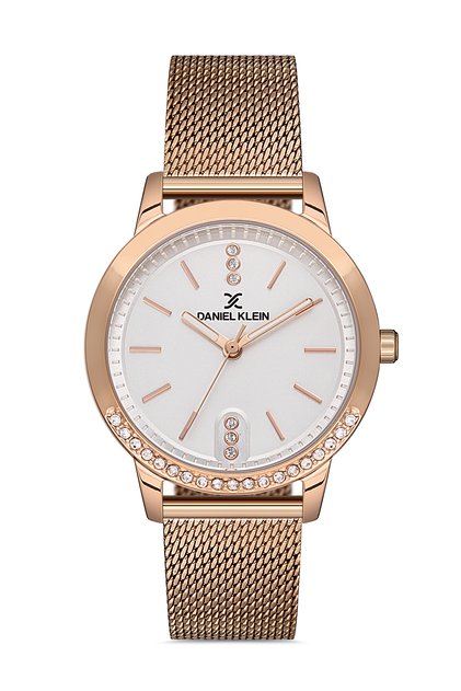 New Model Rose Gold Mesh Bracelet 3 Atm Waterproof Women's Wristwatch, Bracelet Gift