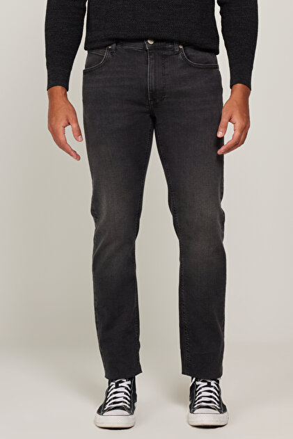 Lee Daren Zip Fly Regular Straight Koyu Gri Erkek Jean Pantolon