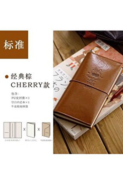 BENSTORE 1 adet TN pasaport boy travelers notebook sim siyah