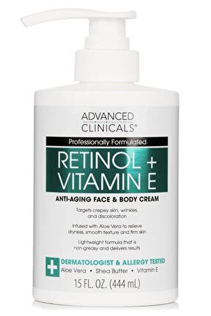 Advanced Clinicals Retinol Sıkılaştırıcı Krem 454GR - Fiyatı