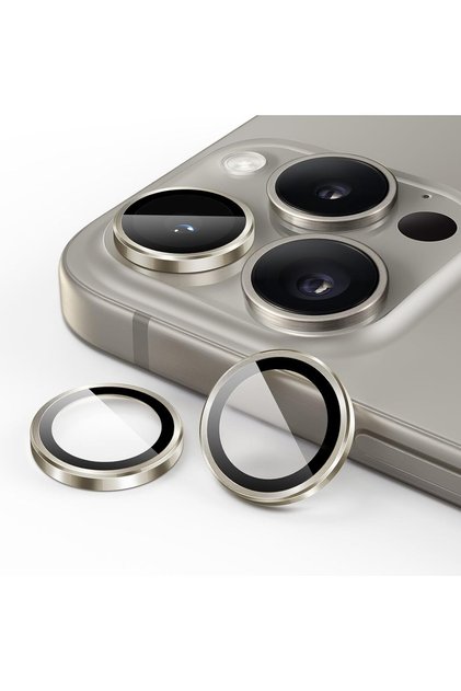 iPhone 14/14 Plus Compatible Camera Lens Protector (Set of 2) Silver