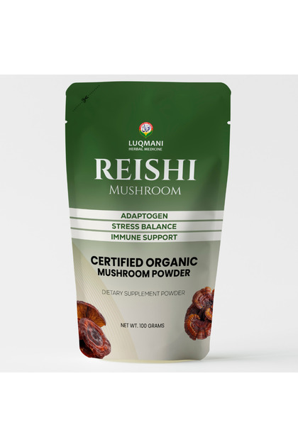 Reishi Mushroom Powder 100gram pack 50-60 Servings Promotes Stress Relief and Relaxation