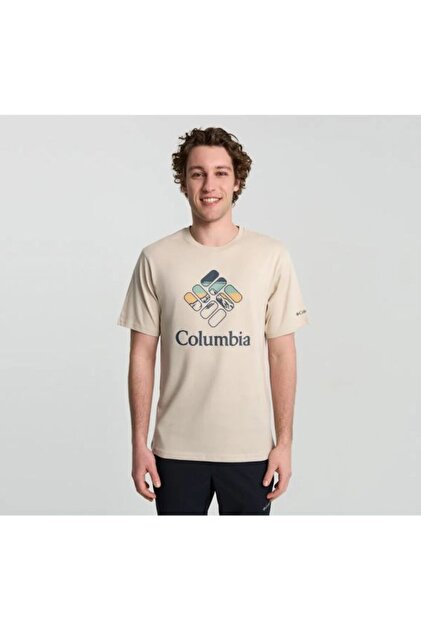 Columbia CSC M Heavenly Stacked Gem SS Tee Erkek Kısa Kollu Tişört