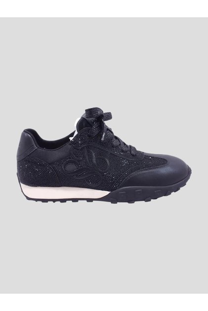 25Y318 Women's Stone Daily Sports Shoes Black