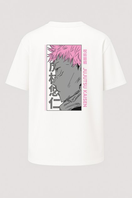 Oversize Itadori Jujutsu Kaisen Printed Unisex T-Shirt