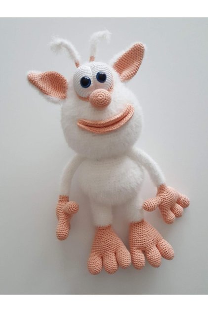 Booba Kar Canavarı Amigurumi Organik Oyuncak