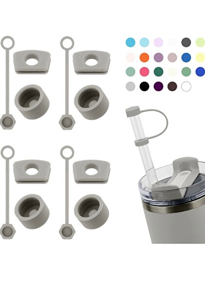 2 set ( 6 parça ) Gri pipet için 40 ve 30 oz Termos için Sızdırmaz Seti