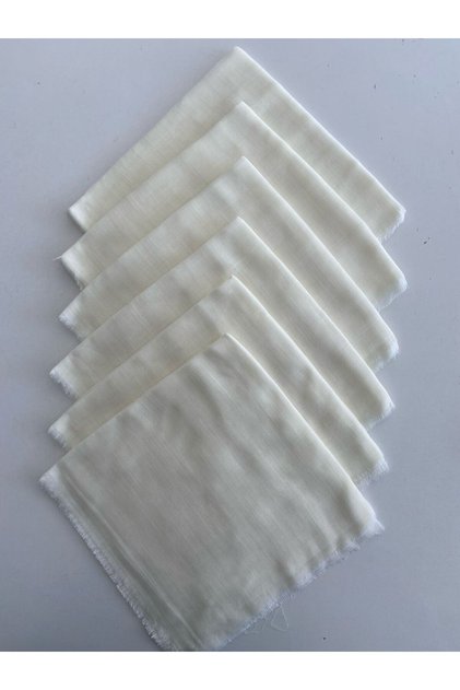 6 Solid Color Cheesecloth Writing