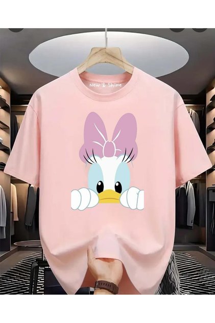 Daisy Duck Printed Large Size Oversize T-Shirt