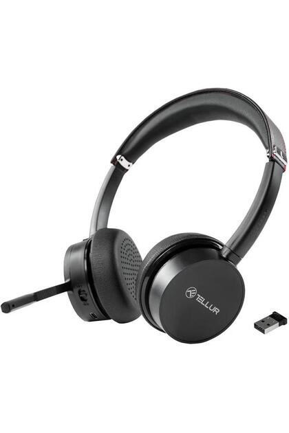Аудио слушалки Tellur WS Voice Pro, черни