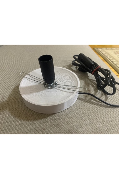 Su kabağı hazır altlık çap 13,5 cm plastik