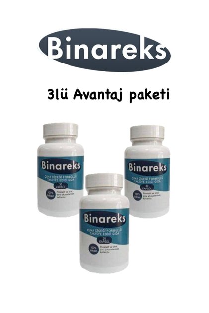 Binareks 3lü avantaj paketi prostatife yardımcı takviye(procaps)