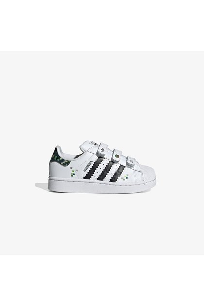 Originals Superstar II X Minecraft Beyaz Çocuk Spor Ayakkabı