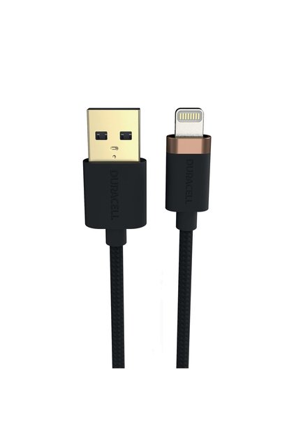 Cablu Duracell USB-A la Lightning C89 0.3mNegru