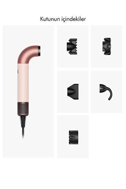 DYSON Supersonic r™ saç kurutma makinesi Düz+Dalgalı (Ceramic Pink
