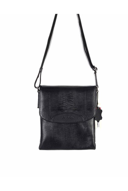 Leather Black Shoulder Bag 373 10