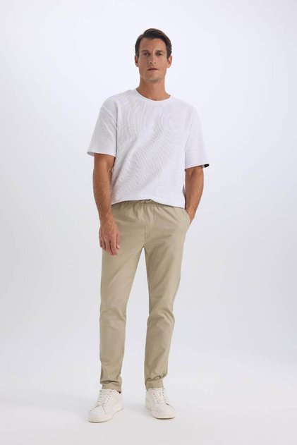 Jogger Chino Light Khaki Men's Trousers Z9933Az/Kh488