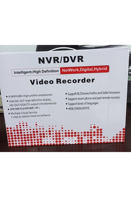ZTECH Kayıt Cihazı Zr-7008t H265 8 Kanal Ahd Dvr Kayıt Cihazı
