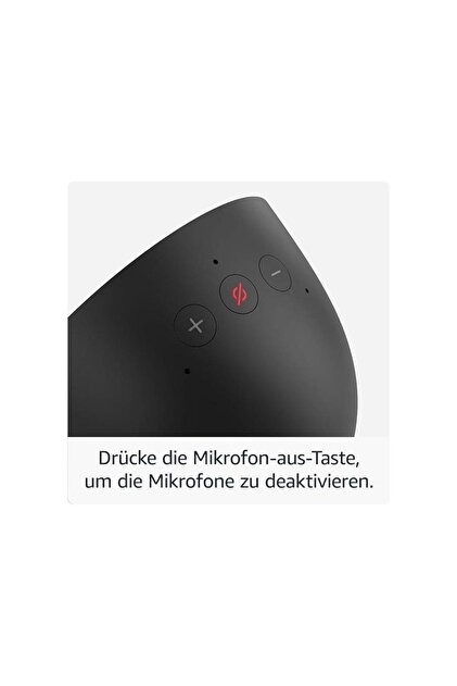 Amazon Echo Spot Alarmlı Saat Akıllı Asistan Hoporlör Siyah