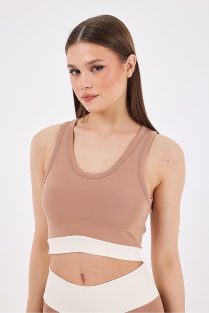 Sense Women's Sports Bustier Beige
