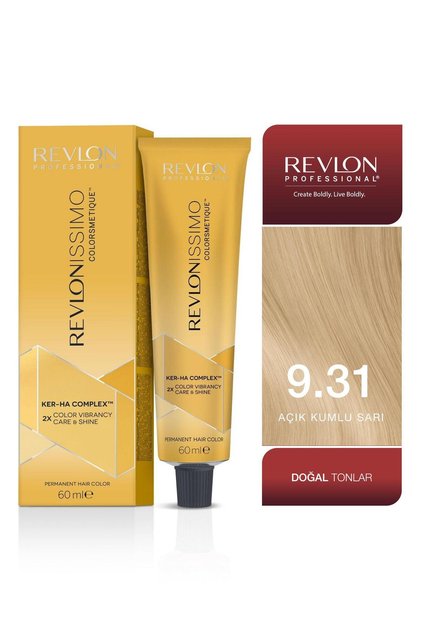 Revlonissimo Colorsmetique™ CC 9.31 Altın Küllü Çok Açık Sarı Kalıcı Saç Boyası 60 ml