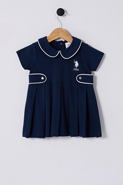 polo infant dress Caroline Infant Girls Polo Onesie Dress White / 18M (Ages: 12-18M) main image 0