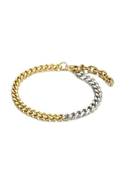 Bratara bicolora Inox SIC MODA 5636B