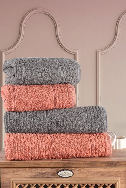 Ece 4-Piece Bath Towel Set |   Towel |   Bath Towel I Hammam Set I Dowry Towel