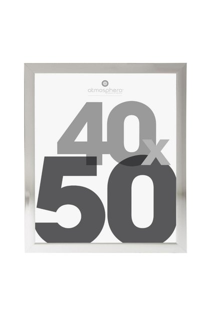 إطار صور مستطيل أنيق سهل التركيب على الحائط من ليز، مقاس 40 × 50 سم