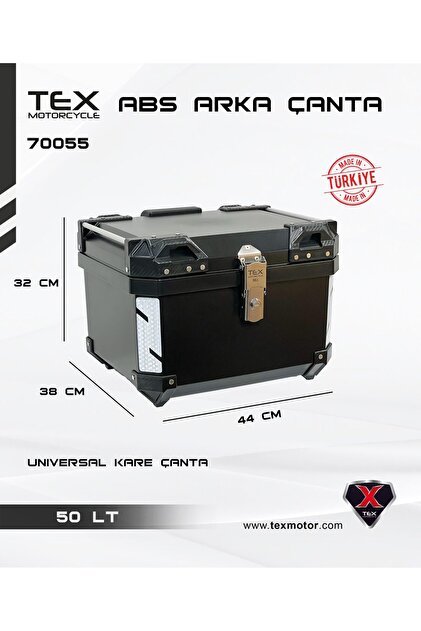 Tex 70055 ABS 50 Litre Siyah Arka Çanta - Fiyatı, Yorumları