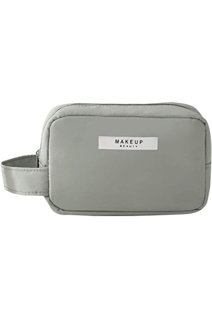 Portfard, Flippy, cu Maner, Material Impermeabil, pentru Cosmetice, 16 x 11 x 7 cm, Verde