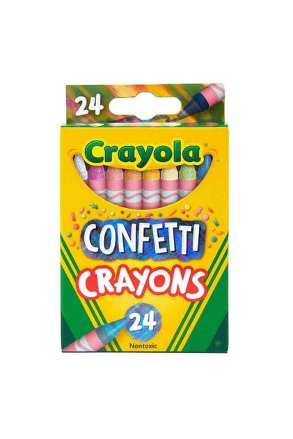 Confetti Crayons 24pc