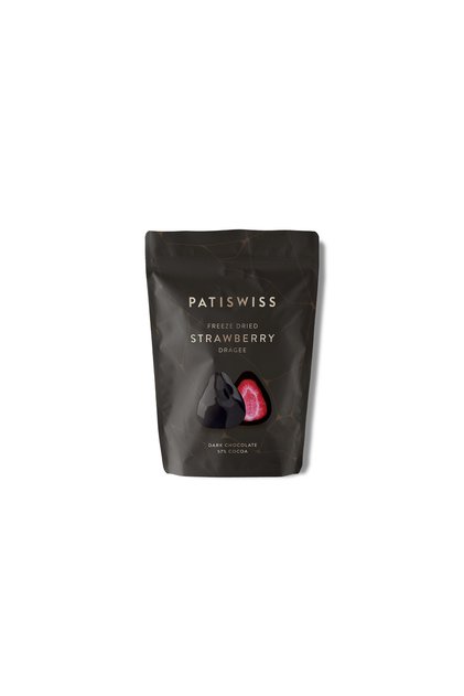 Patiswiss Bitter Çikolatalı Çilek Draje, 80G - Fiyatı
