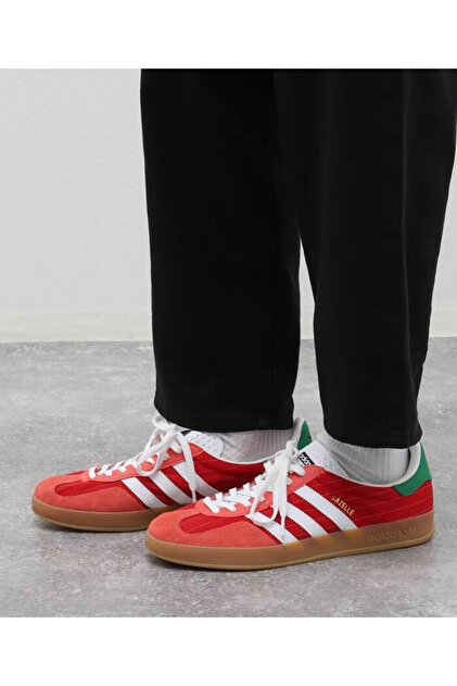 adidas Gazelle Indoor Günlük Ayakkabı Sneaker Kırmızı - Fiyatı