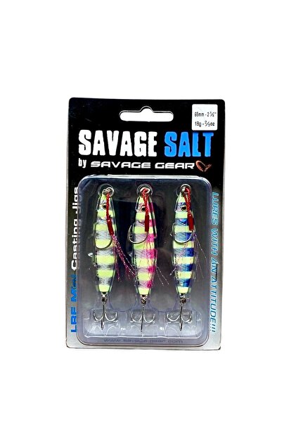 Savage Gear 18gr Psycho Sprat Lrf Jig 3 Adet Turkish Zebra Mix