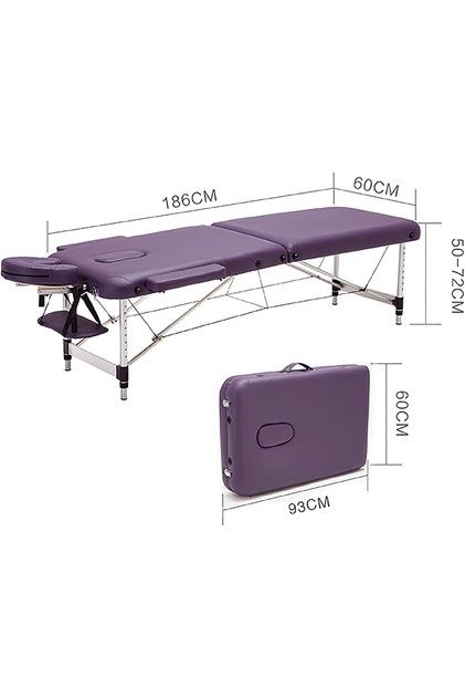 Professional Portable Bed Spa Hight Adjustable 2 Folding Facial Cradle Salon