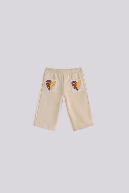 BG Store Kız Bebek Bej Eşofman Altı
