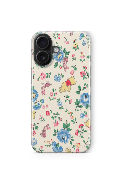 iPhone 16 Uyumlu Winnie and Piglet Tasarım Baskılı Şeffaf Kılıf