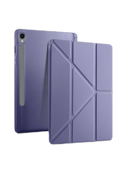 Galaxy Tab S9 Fe/s10 Fe/S10 Lite 10.9 Kılıf Uyumlu Kalem Bölmeli Katlanabilir Standlı Koruyucu Kapak