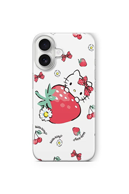 Space Star iPhone 17 Uyumlu Hello Kitty Tasarım Baskılı Şeffaf