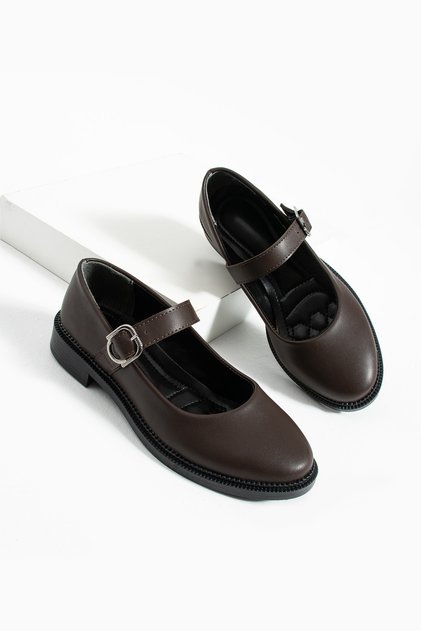 Brown Women's Daily Comfortable Ergonomic Mary Jane Shoes Comfort Soft Sole