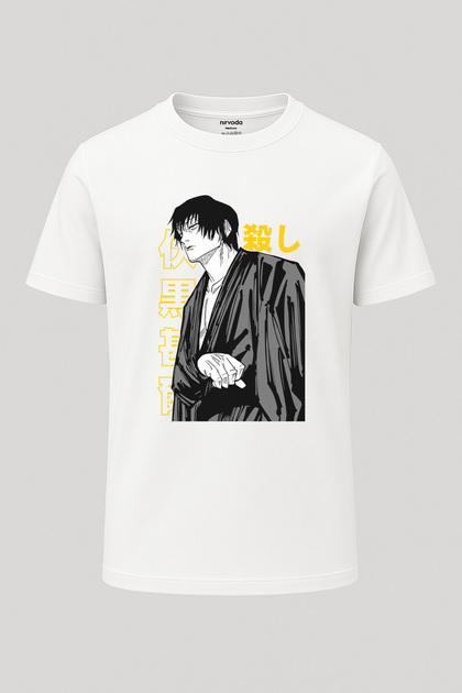 Toji Jujutsu Kaisen Printed Loose Fit Crew Neck Unisex T-Shirt