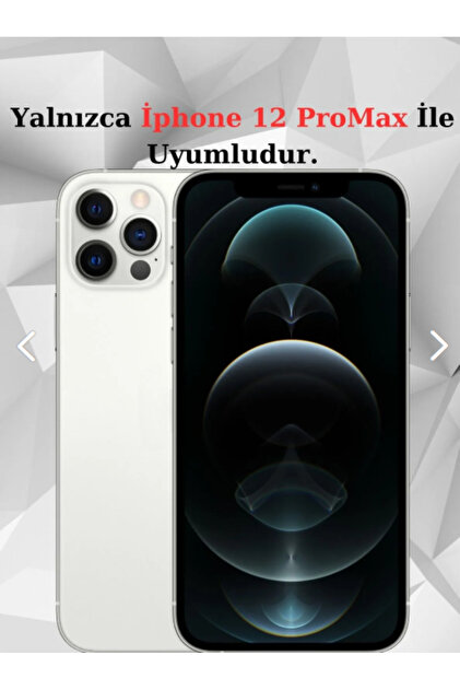 HYPERSOFT Iphone 12 Pro Max (6.7 inç) Uyumlu Stantlı Mat Görünüm