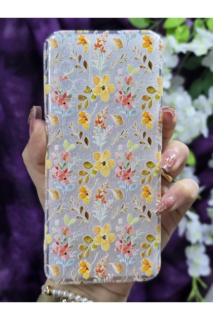 Oppo A52 / Oppo A72 / Oppo A92 Compatible Colorful Flowers Patterned Transparent Phone Case