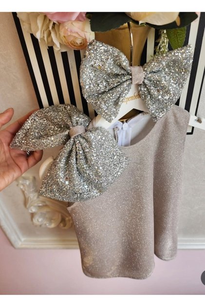 One Shoulder Bow Dress