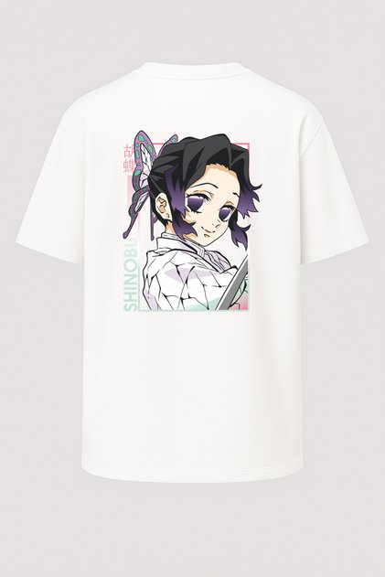 Oversize Shinobu Kocho Demon Slayer Printed Unisex T-Shirt