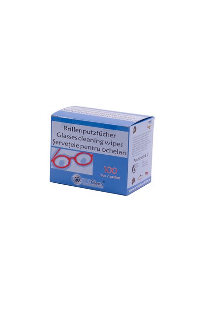 Servetele pentru ochelari Doctor Clean, 100 bucati