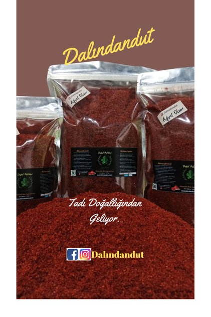 Yeni Mahsül Doğal ipek pul biber 250 gr ( Katkısız)