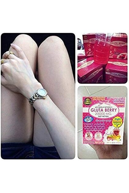 3 Boissons Gluta Berry 200 000 Mg - Punch, Anti-âge, éclaircissant Peau - Neuf